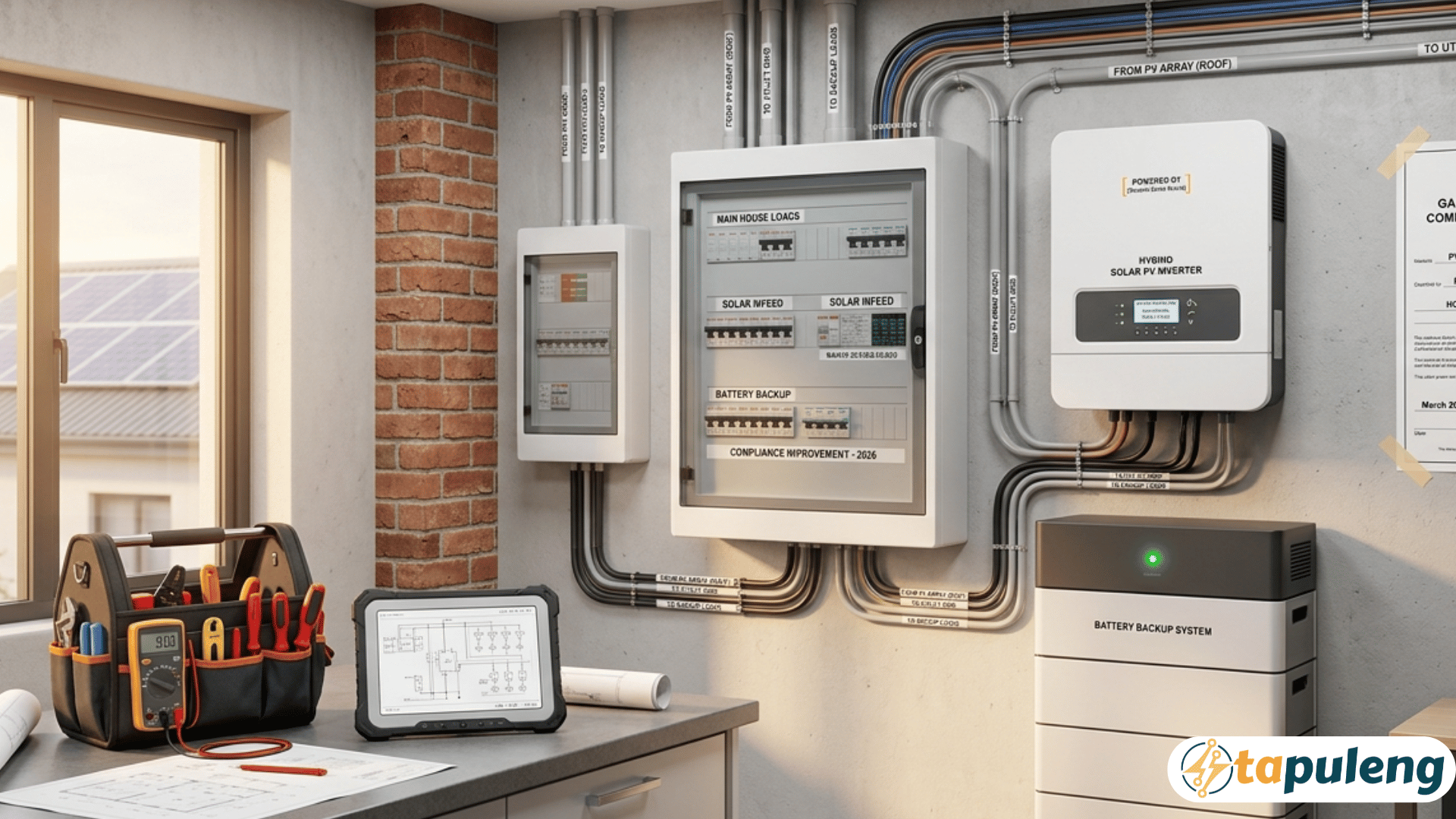 Back up and pv installations